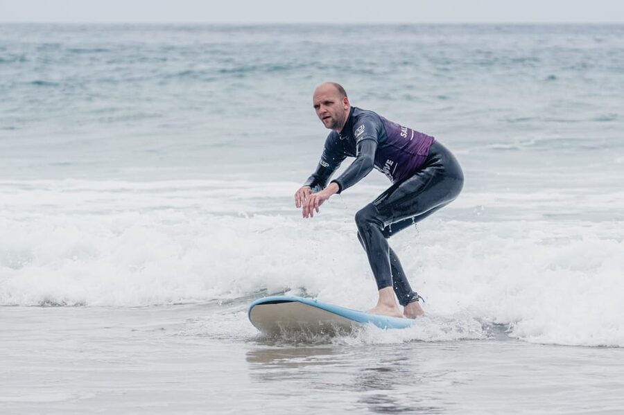 1 Day Algarve Surf Experience - Sand practice before the water
