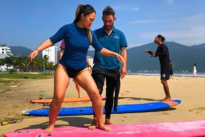 1 Hour Taster Surf Lesson at My Khe Beach - Starting on the Sand: Ten Minutes That Matter