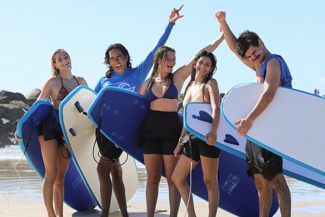 2 Hour Surf Lesson At The Spit, Main Beach (Ages 14+) - Key points before you book