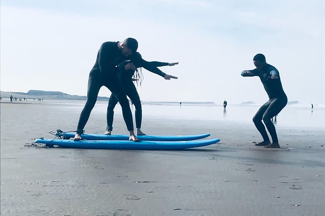 2 hours surf lesson in Agadir - Moving from the sand into Agadir’s waves