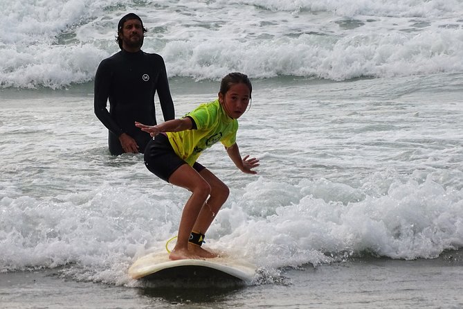 2 peoples Personal Surf Lesson in Biarritz - Choosing waves in Biarritz