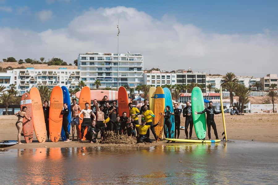Agadir: Small Group Surf Lesson - The role of the certified instructors