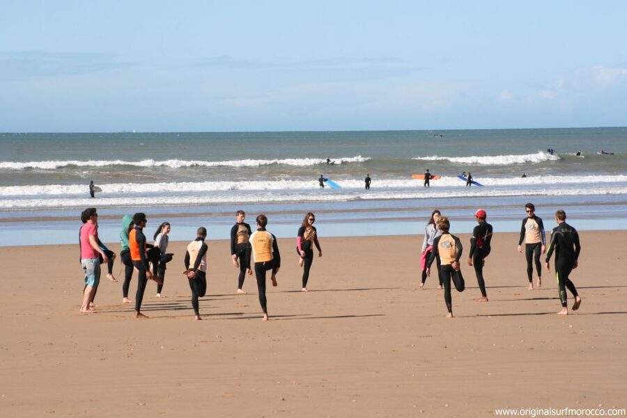 Agadir: Taghazout Beach Surf Lesson with Lunch and Transfer - The atmosphere around Original Surf Morocco