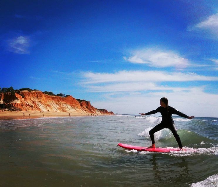 Albufeira: 2-Hour Falesia Beach Surf Lesson - Sand practice before the first wave