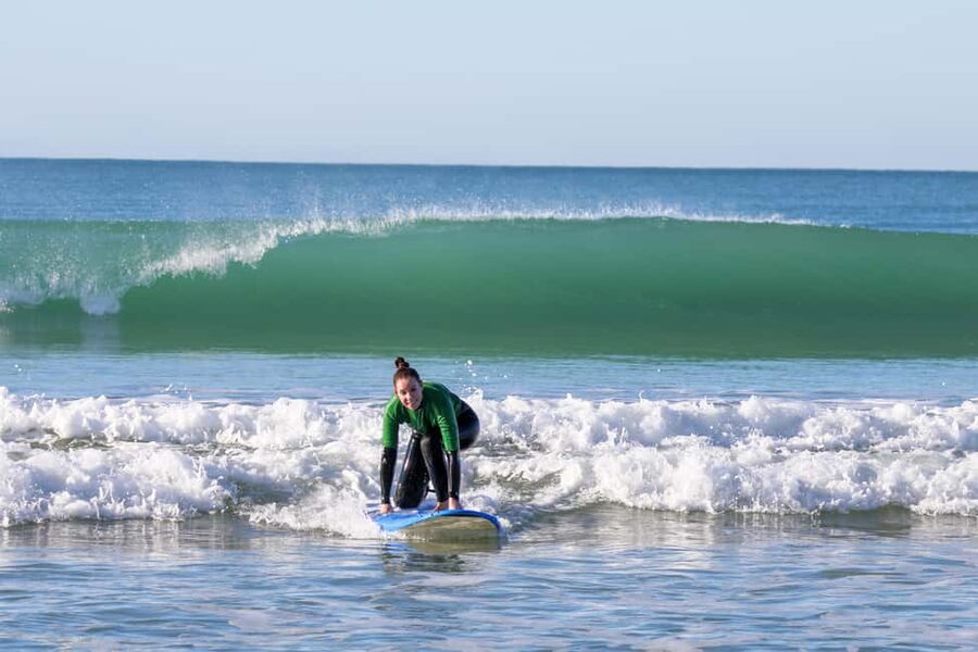 Albufeira: Learn to Surf in Chill Beach Vibes & Good Times - The first 25 minutes: warm-up and wave basics