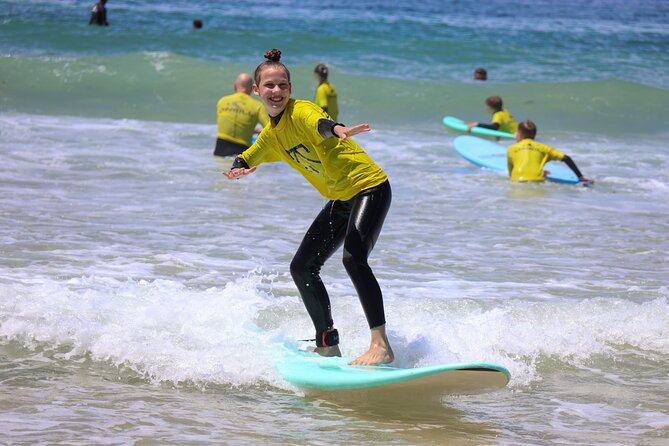 Albufeira Surf Lesson – Wetsuit & Board Included - Key points at a glance