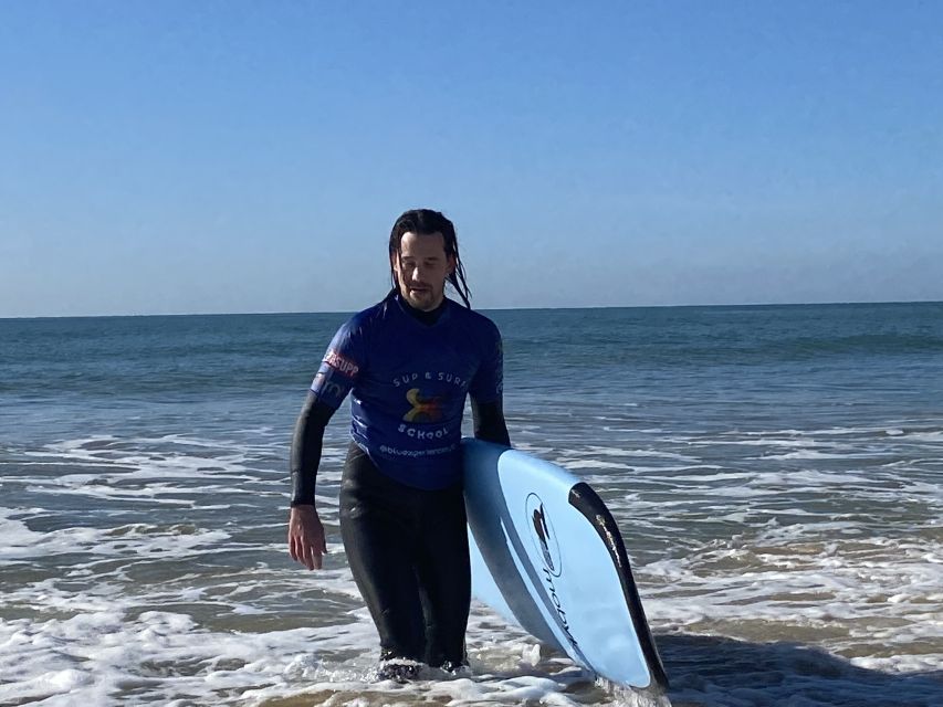 Armação de Pêra: 1:30-hour Surf experience Lesson/clinic - Equipment, changing facilities, and what to bring