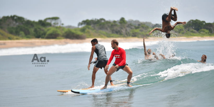 Arugam Bay Surf Lessons : Beginner Surf Experience - Why Arugam Bay is a good place to start