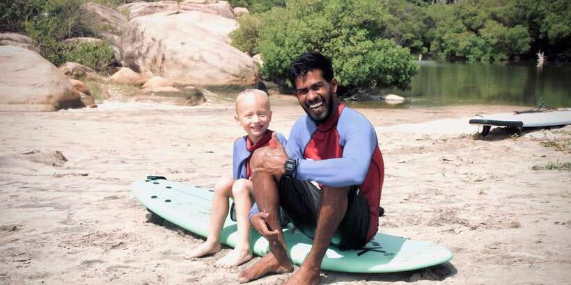 Arugam Bay Surf Lessons : Beginner Surf Experience - Off-season lessons and crowd levels