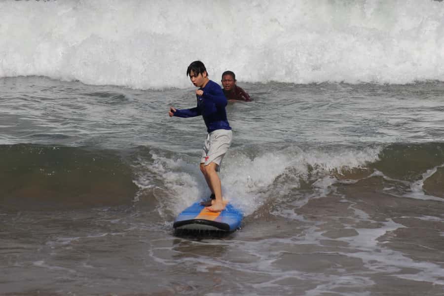 Bali: Kuta Beach Surfing Lesson (1 Hour, Local Instructor) - Finding Orange Surf School near Beachwalk Shopping Center