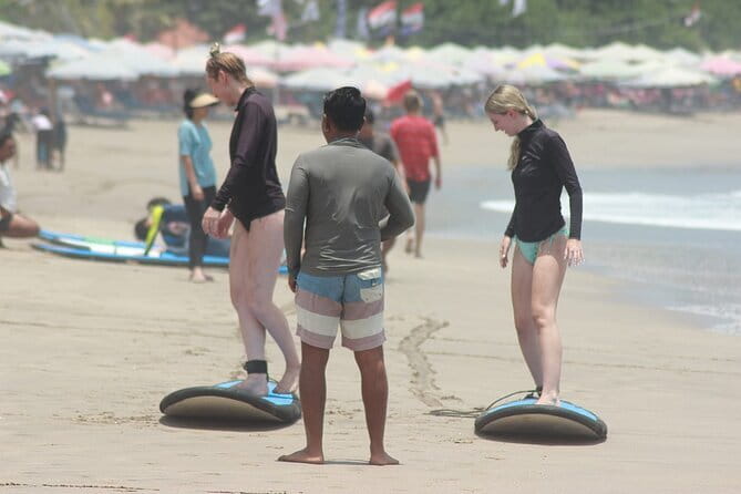 Bali Seminyak Beach Private Surf Lesson 2 Hour - Patient instructors and useful feedback