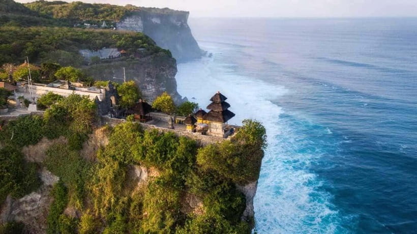 Bali: Surfing Lesson with Southern Beaches Tour & Kecak Show - Benoa and the banana boat ride