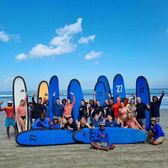 Bali: Surfing Lesson with Southern Beaches Tour & Kecak Show - Uluwatu Temple above the Indian Ocean