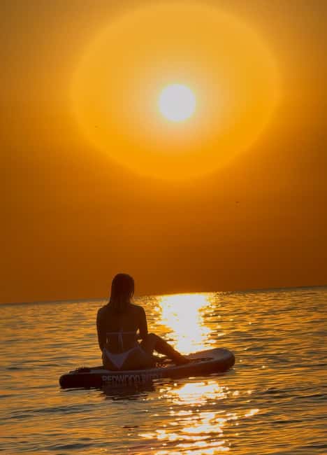 BARCELONA PADDLE SURF SUNRISE+BREAKFAST+PHOTOSVIDEOS4K+GUIDE - Paddling along Barcelona’s coast at sunrise