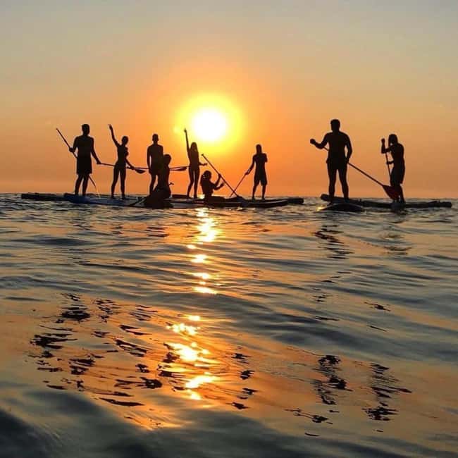 Barcelona: Sunrise or Sunset Paddle Surf with Photos - Meeting the guide beside Port Olímpic
