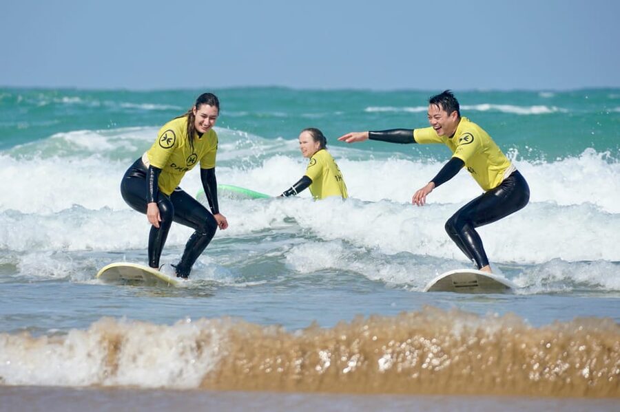 Biarritz: 1.5-Hour Group Surf Lesson - Heading into the water for 1.5 hours