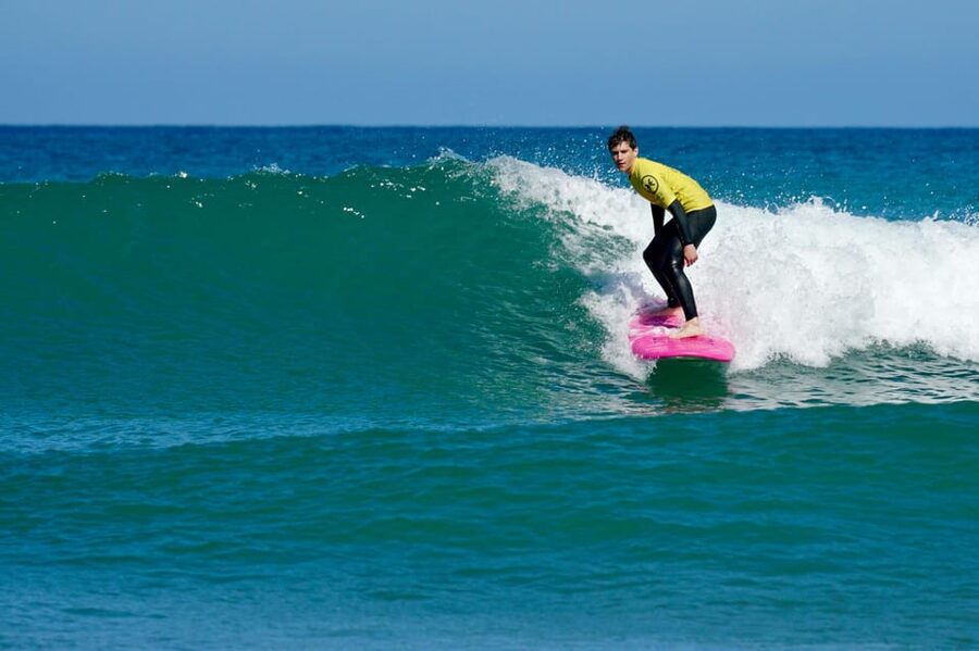 Biarritz: 1.5-Hour Group Surf Lesson - The first 30 minutes: board basics and beach practice