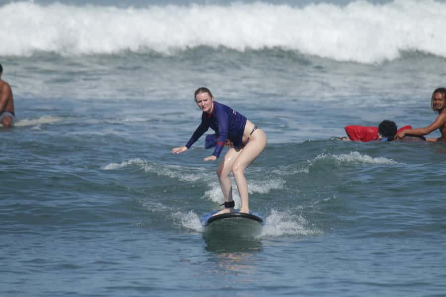 Canggu Surf School Bali - The first 25 minutes: learning on dry land