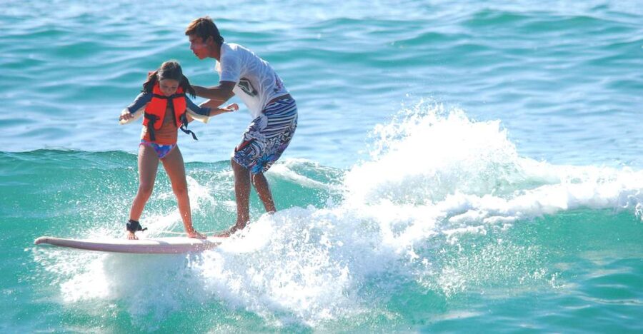 Cocoa Beach: Surfing Lessons & Board Rental - Moving from broken waves to the open face
