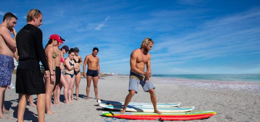 Cocoa Beach: Surfing Lessons & Board Rental - Meeting your instructor and starting on the sand