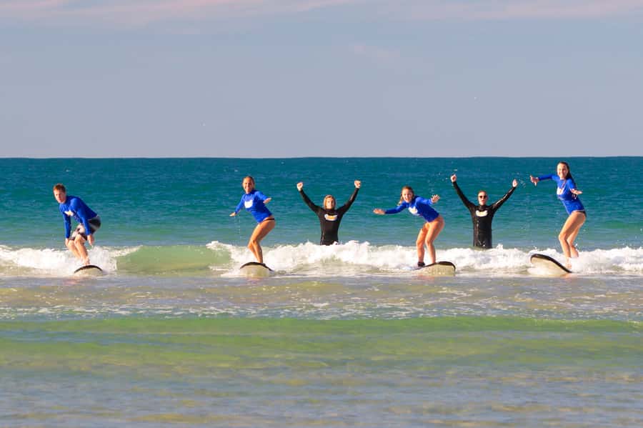 Coolangatta: 2 Hour Surf Experience on the Gold Coast - The final water session and first rides