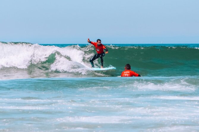 Epic Surf Lesson in Costa da Caparica - The water session: your first real waves