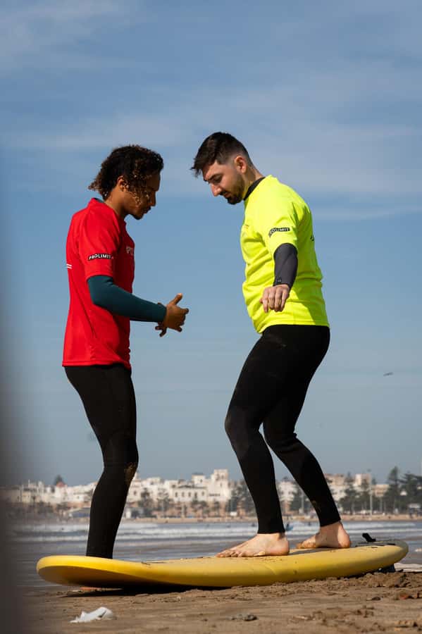 Essaouira: Surf Lesson with changing rooms & Hot showers - Starting at Flyin’ Surf, 50 meters from the sand