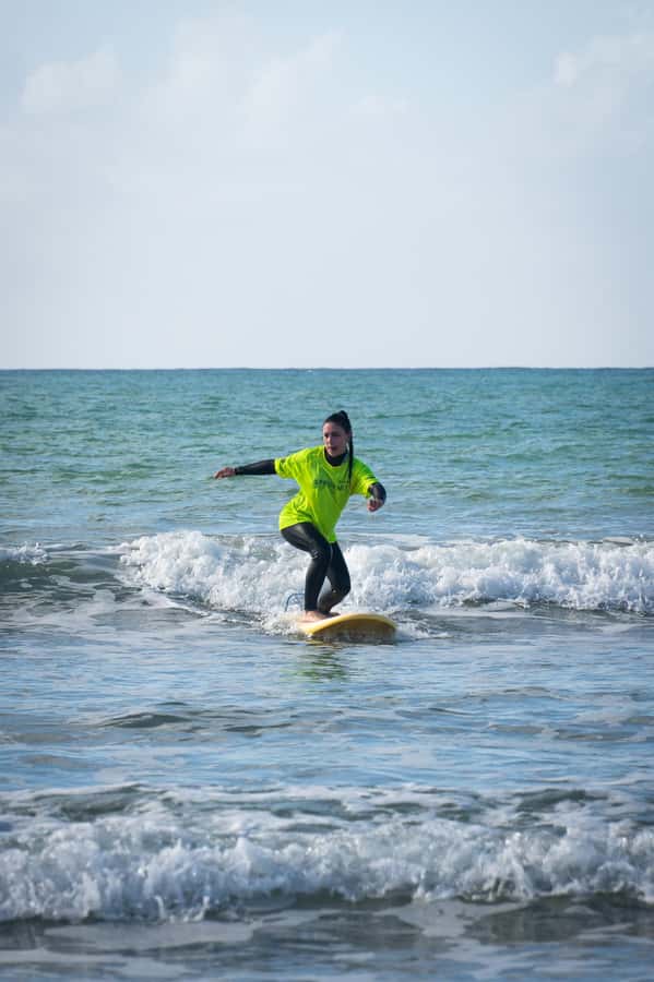 Essaouira: Surf Lesson with changing rooms & Hot showers - Moving into the water and finding your first wave
