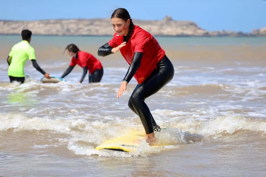 Essaouira: Surf Lessons - The main session: catching small waves with help