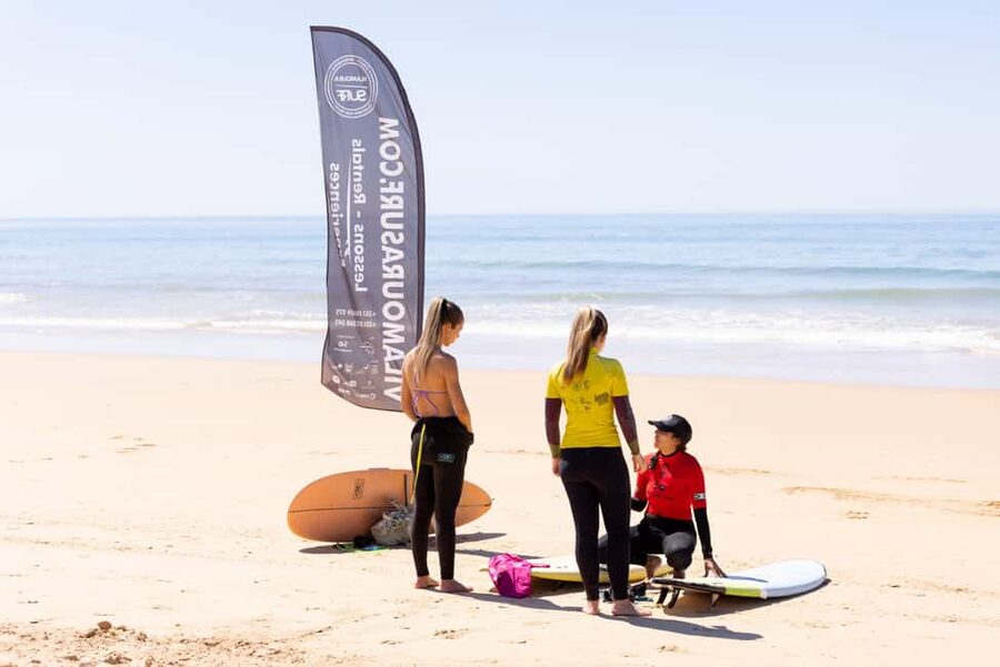 Falésia Beach Surf Class in Small Group + Hot Shower - Why the safety briefing matters