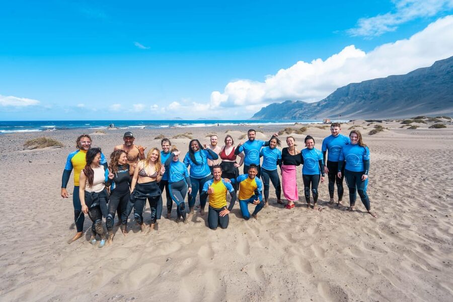 Famara Beach: Surfing Lessons with Videos - Two hours in the Atlantic