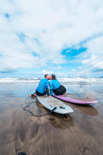 Famara Beach: Surfing Lessons with Videos - Fruit, water, and the trip back
