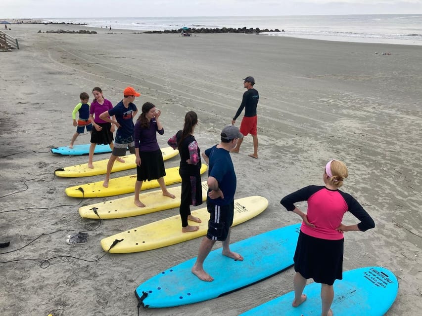 Folly Beach: Surf Lessons - Starting at 1673 E Ashley Ave