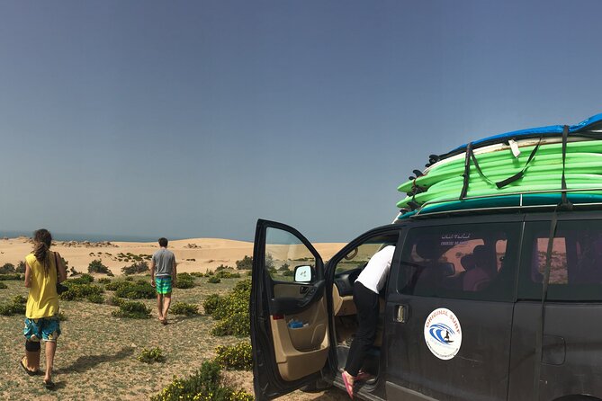 From Agadir: Taghazout Full-Day Surf Lesson with Lunch & Transfer - The first surf session at about 10:00 am