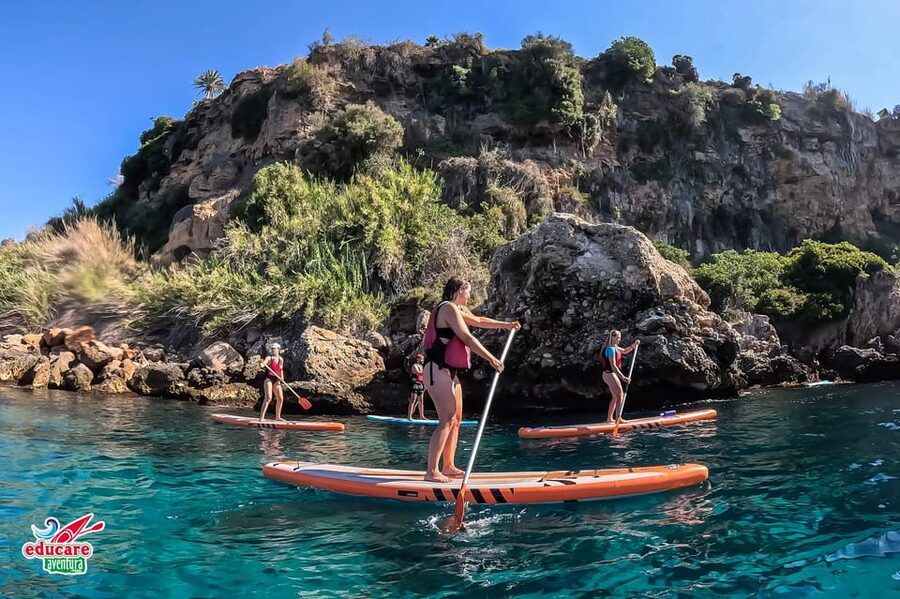 From Nerja: Guided Paddle Surf Cliffs and Maro Waterfall - Exploring Acantilado caves and underwater rock formations