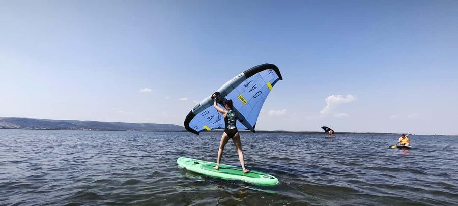 Frontignan Plage: Wing Surfing Lesson - What wing surfing feels like at Frontignan Plage