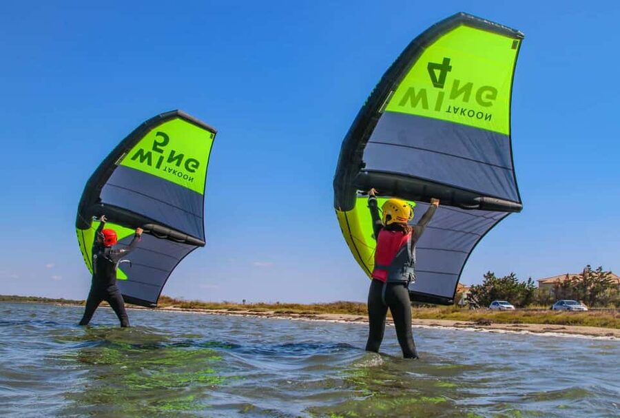 Frontignan Plage: Wing Surfing Lesson - On the paddle: turning wind into movement