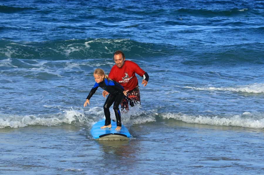 Gold Coast: 2-Hour Private Surf Lesson with Photo Package - Learning to Stand on Your First Lesson