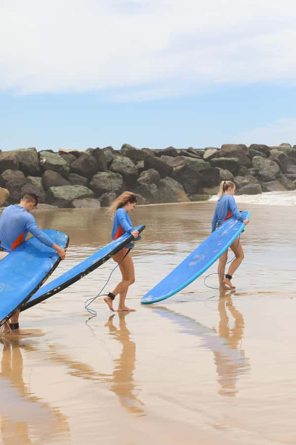 Gold Coast's Favourite Learn to Surf Lesson (Ages 13+) - Getting into the water with a five-to-one ratio