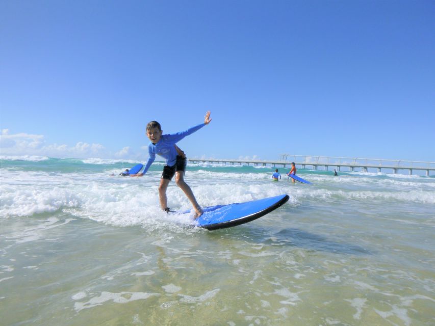 Gold Coast's Favourite Learn to Surf Lesson (Ages 13+) - Standing up on your first wave