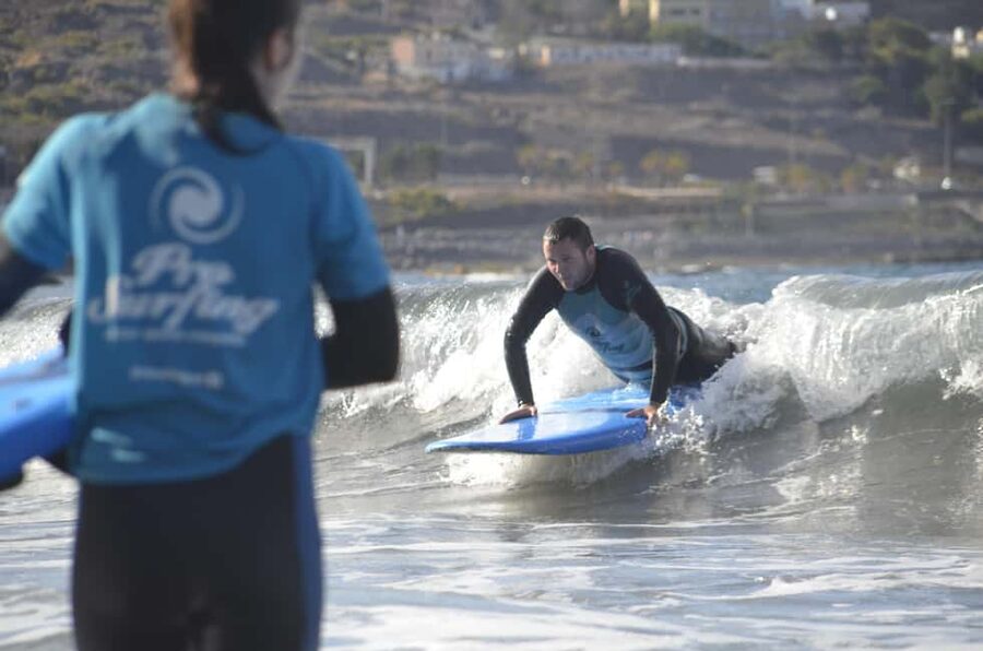Gran Canaria: Kids & Teens Surf Lesson (8–16 yrs) - Moving into gentle, shallow waves