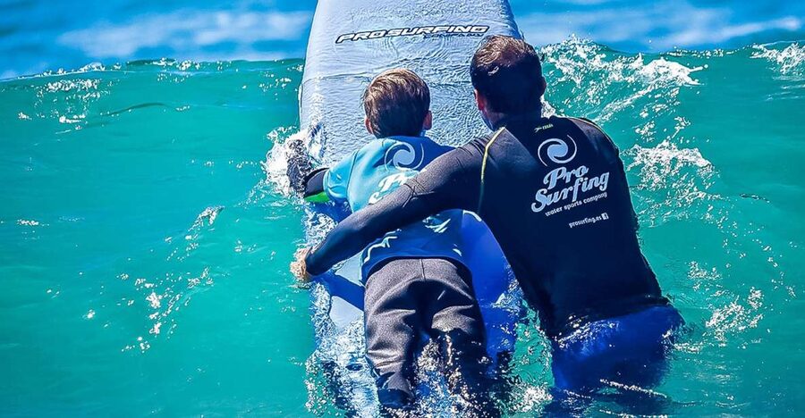 Gran Canaria Surf Lessons: Playa del Inglés & Maspalomas - In the water with a coach beside you