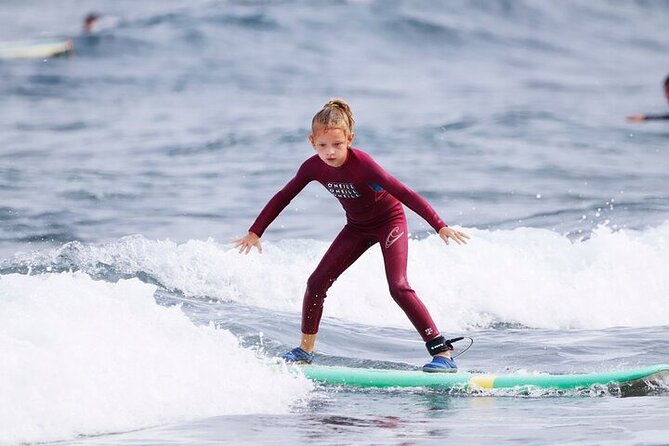 Group Surf Class in Playa de Las Américas with Photographs - Small groups make a real difference
