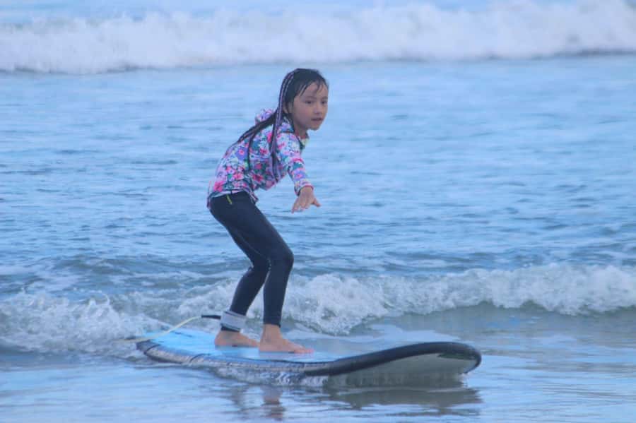 Kuta Beach, Bali: Surf Lessons For Beginner & Intermediate - Getting on the board for the first time