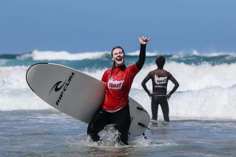 Lagos: Group Surf Lessons For All Levels - Pickup from Lagos, Praia da Luz, or Burgau