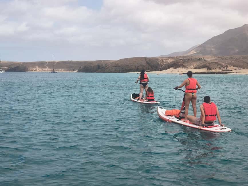 Lanzarote: Electric Paddle Surf and Snorkel Excursion at Papagayo Beach - Cruising toward Papagayo’s cliffs and coves