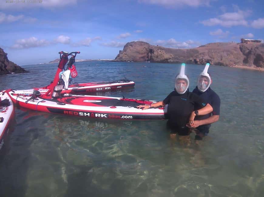 Lanzarote: Electric Paddle Surf and Snorkel Excursion at Papagayo Beach - Forty-five minutes among the fish