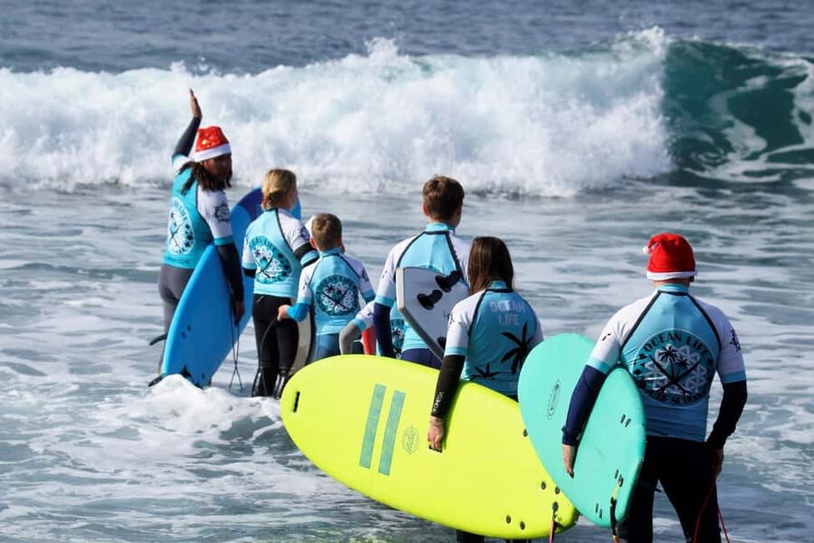 Las Américas: Inolvidable Private Surf Lesson Max 5persons - Getting fitted with the right surf equipment