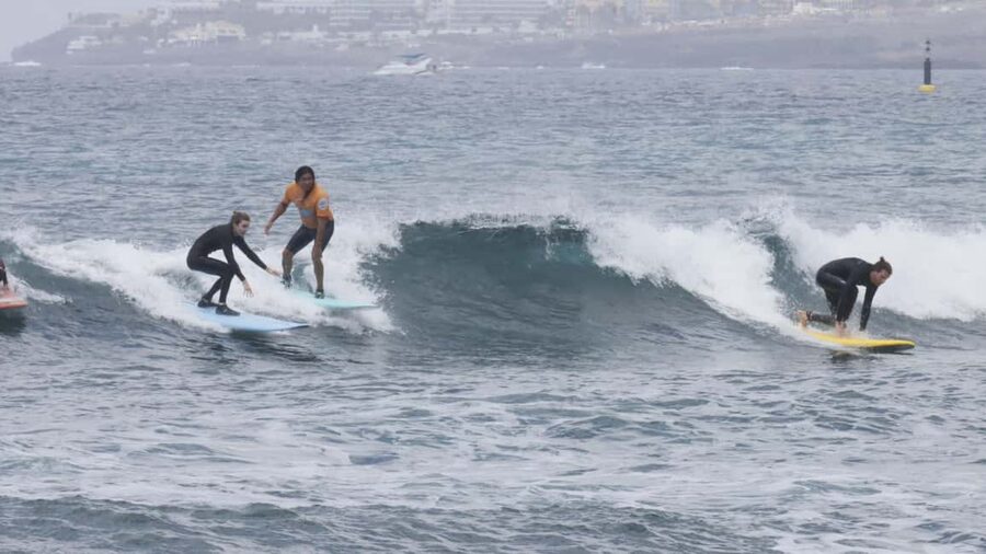 Las Américas: Inolvidable Private Surf Lesson Max 5persons - What happens during the two-hour class