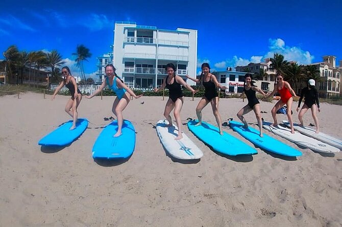 Learn to surf Fort Lauderdale - Working with Darlan Lopes in the water